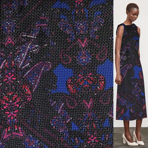 Очень Модная шелковая сгоревшая шелковая ткань, шелковая смешанная ткань, толстая 19 momme, SBO079