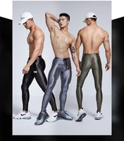 drozeno hipster metal tech sports leggings mens hips liquid fitness pants sports training pants fitness pants