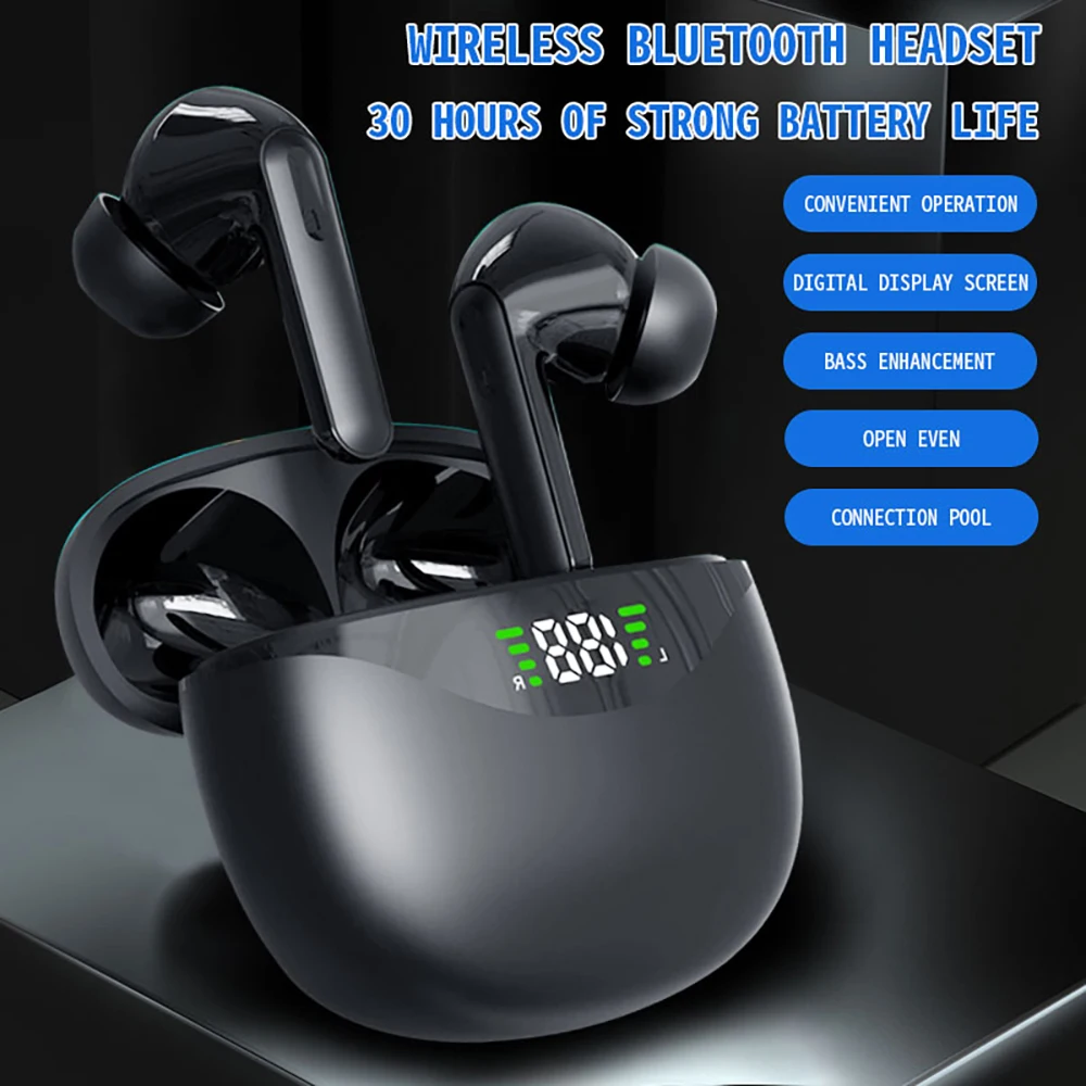 

VG121 TWS Wireless Bluetooth Earphones Touch Control Earbuds Headphones With Microphone Sports Headsets For Iphone Xiaomi Phone