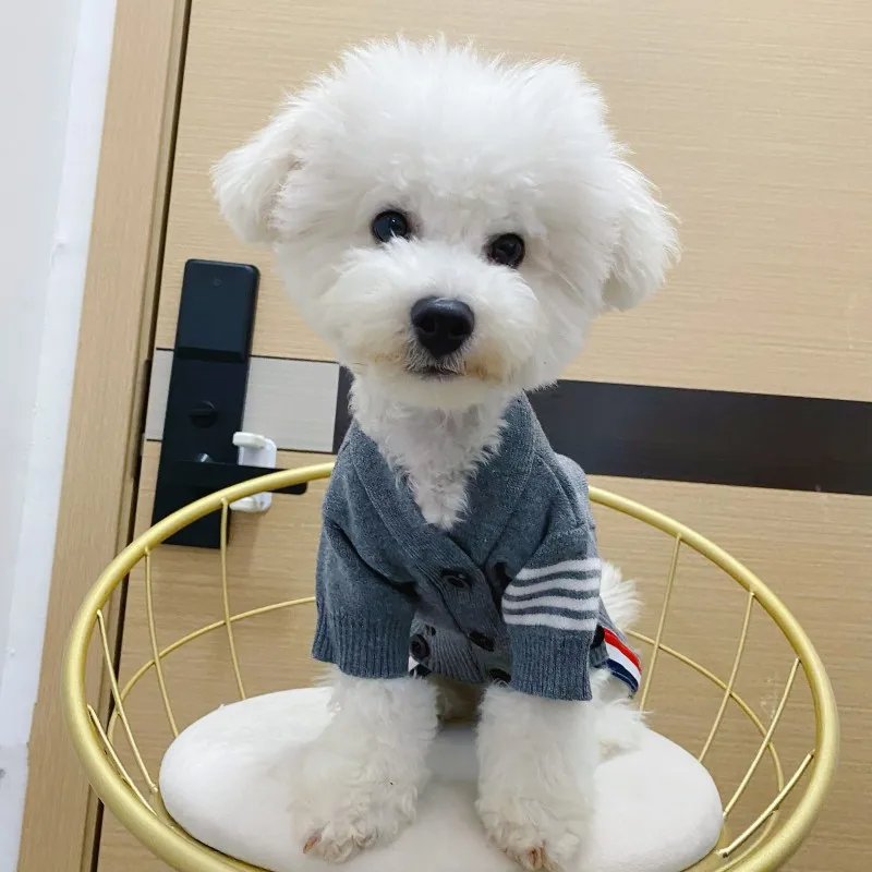 Оригинальный Фабричный свитер для домашних животных Тедди/Померанский Бишон