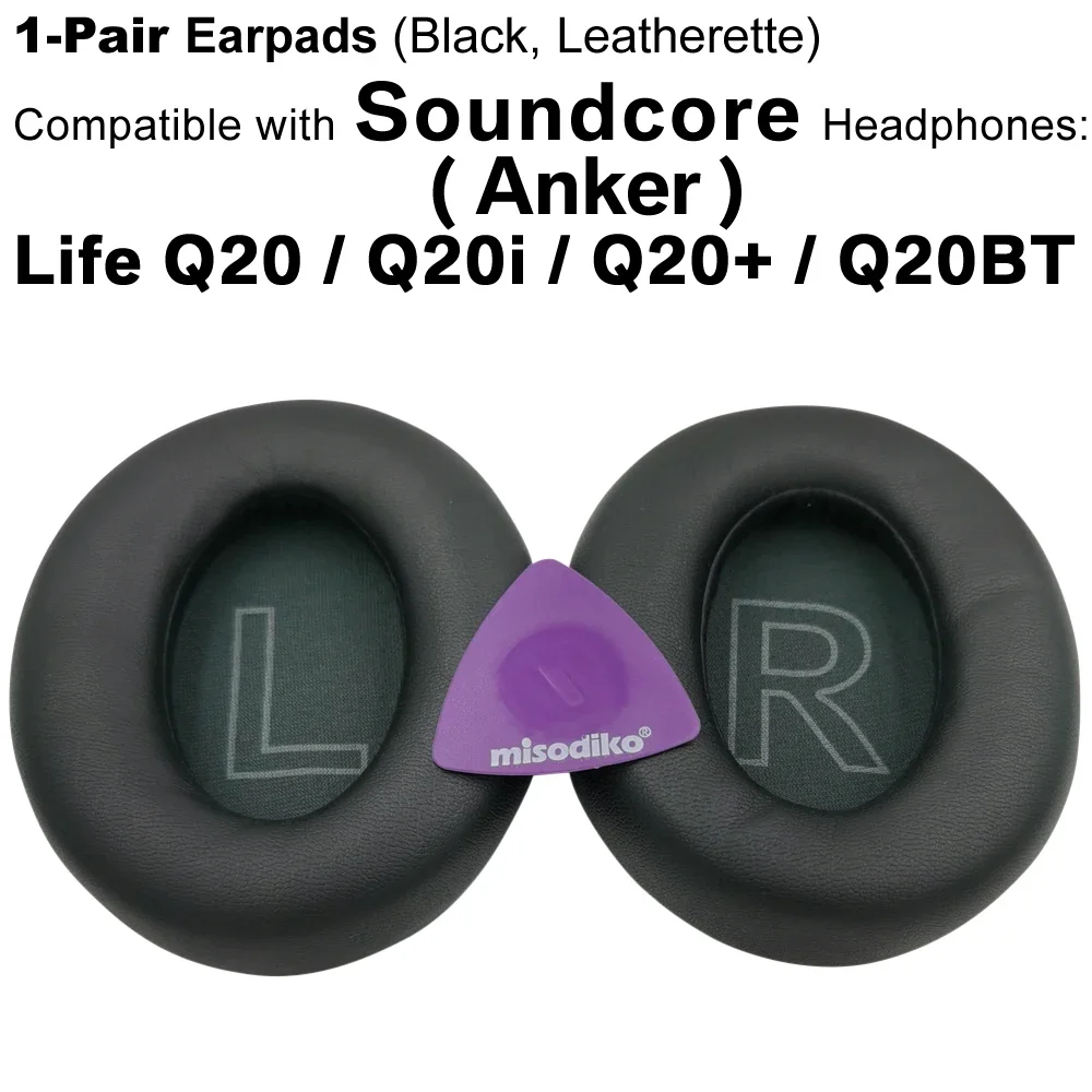 Сменные амбушюры misodiko для Soundcore от Anker Life Q20 + Q20i Q20BT