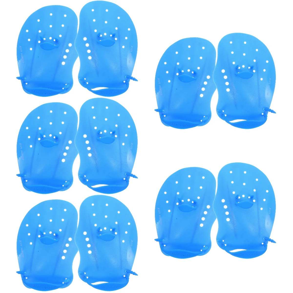 

10 Pcs Practicing Hand Cover Resistance Dive Auxiliary Mitten for Swimming)