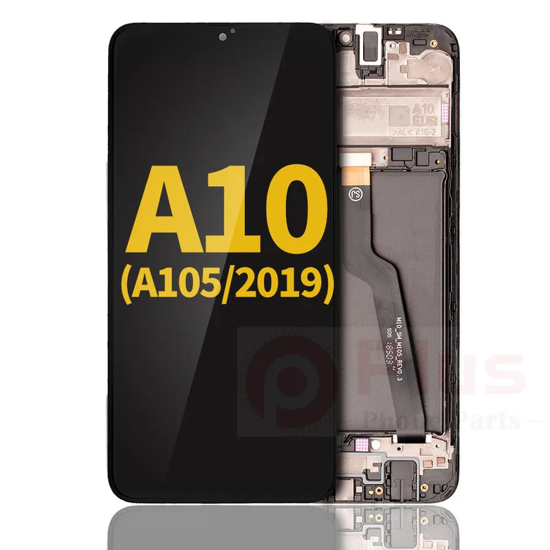 

LCD Display With Frame Replacement For Samsung Galaxy A10 (A105/2019) (International Dual Sim Version) (Refurbished) (Black)