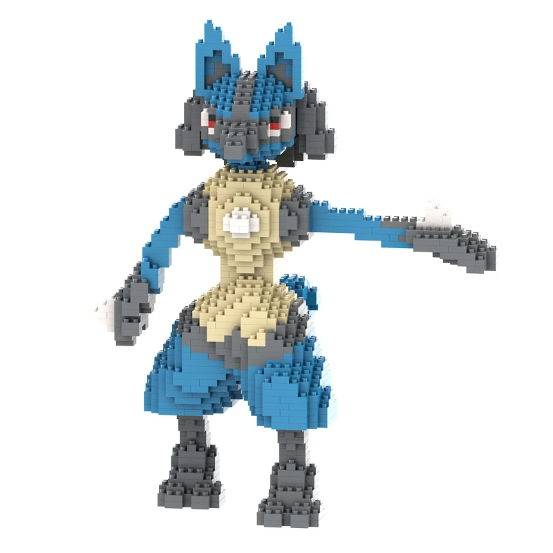 Строительные блоки серии Pokemon Lucario Marowak Cubone Piakchu Gyarados Piplup Charizard, модель в сборе, мини-кирпичная фигурка, игрушки (art.: 3920cf6f424af) - 3920cf6f424af