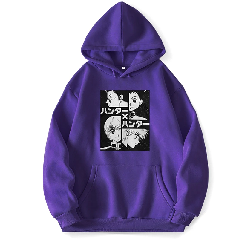 

Freecss Zoldyck Kurapika Hunter X Hunter Hxh Hunterxhunter Аниме толстовки с капюшоном Мужские толстовки с карманами весенний пуловер джемперы