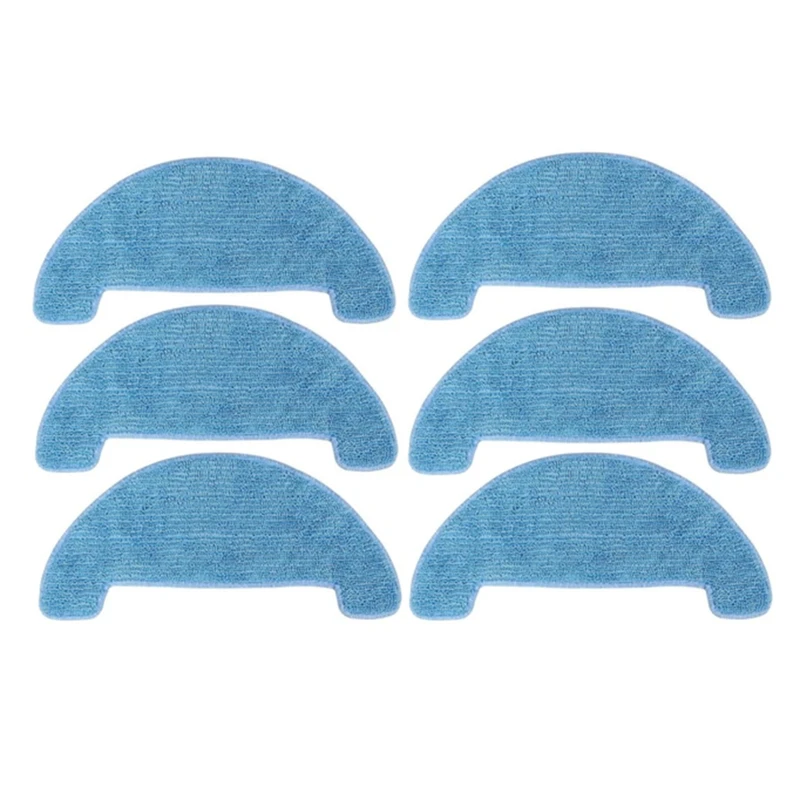 

6Pcs Mop Cloths For Coredy R500 Spare Parts Wet-Dry Vacuum For Coredy R750 R500 G800 G850 Robot Vacuum Cleaner Parts