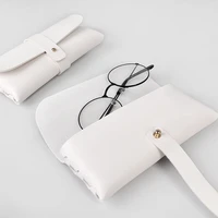 new fashion pu leathe glasses case women soft portable glasses bag accessories unisex eyeglasses case sunglasses box