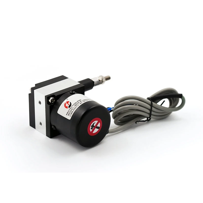 

0-10K linear potentiometer position sensor 1000mm draw wire sensor length analog linear sensor