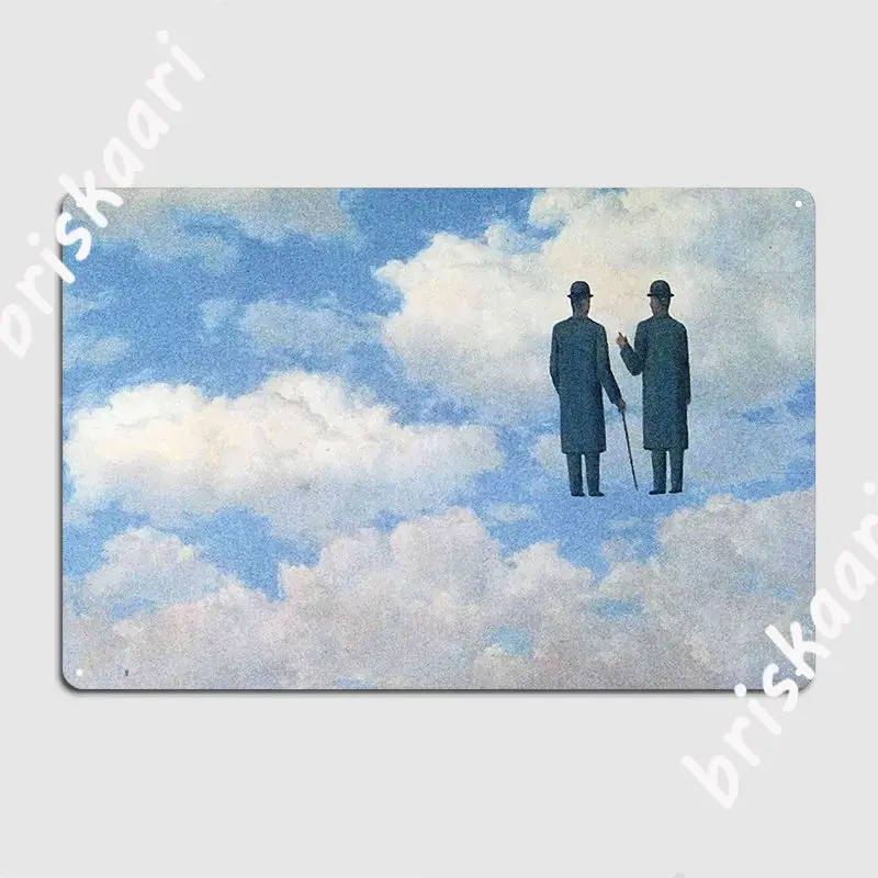 

Винтажный плакат с изображением неба Рене магритте, металлический плакат для клуба, дома, паба, гаража