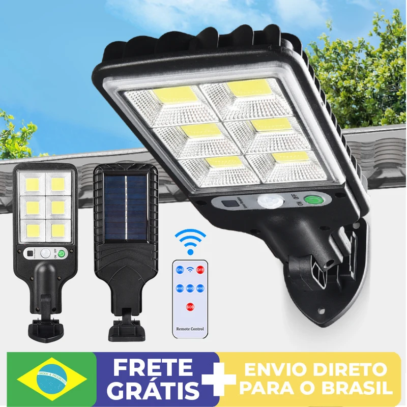 

Lâmpada the Prova d'Água for Rua, Luz LED de Parede, 3 Modos de Iluminação, Sensor de Movimento, Ambiente Externo, Alimentação