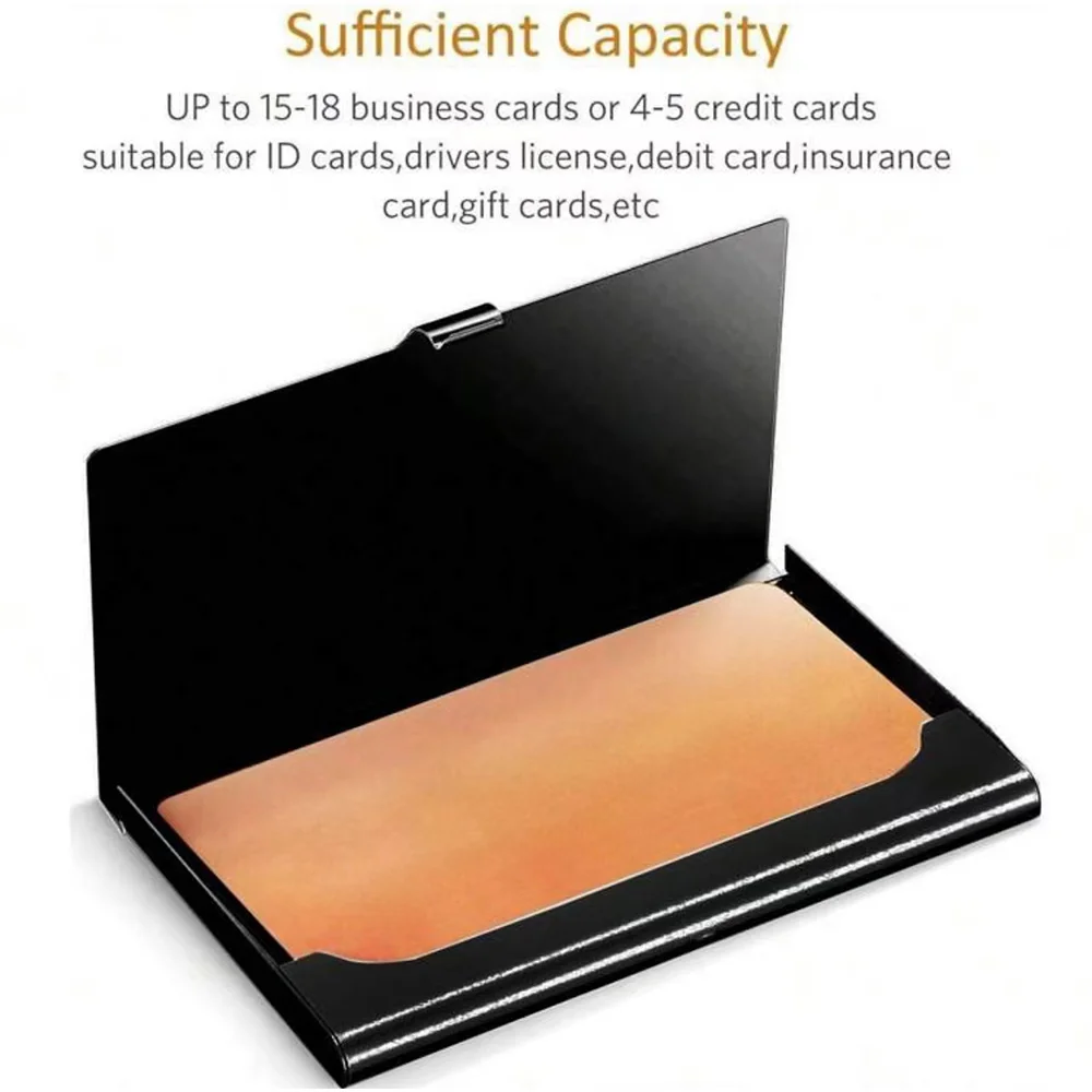 Портативный чехол для визитных карточек коробка держатель социальных