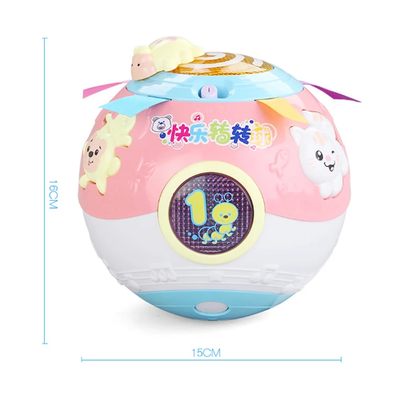 Детские игрушки музыкальные с шариком-поворотом 13-24 месяцев электронные шарики