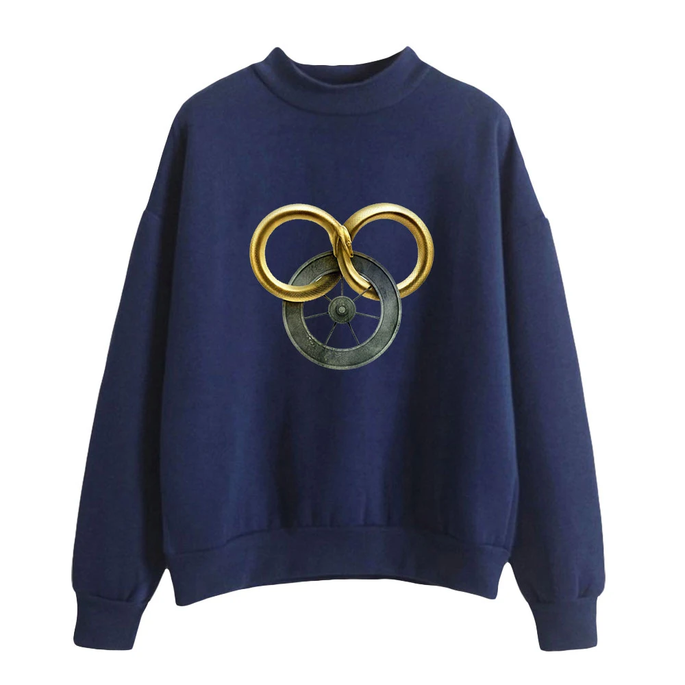 

New Women Sweatshirts Casual Pullovers Spring and Autumn Fashion Versatiles Turtleneck Pullover Trendy Streetwear Tops Oversized