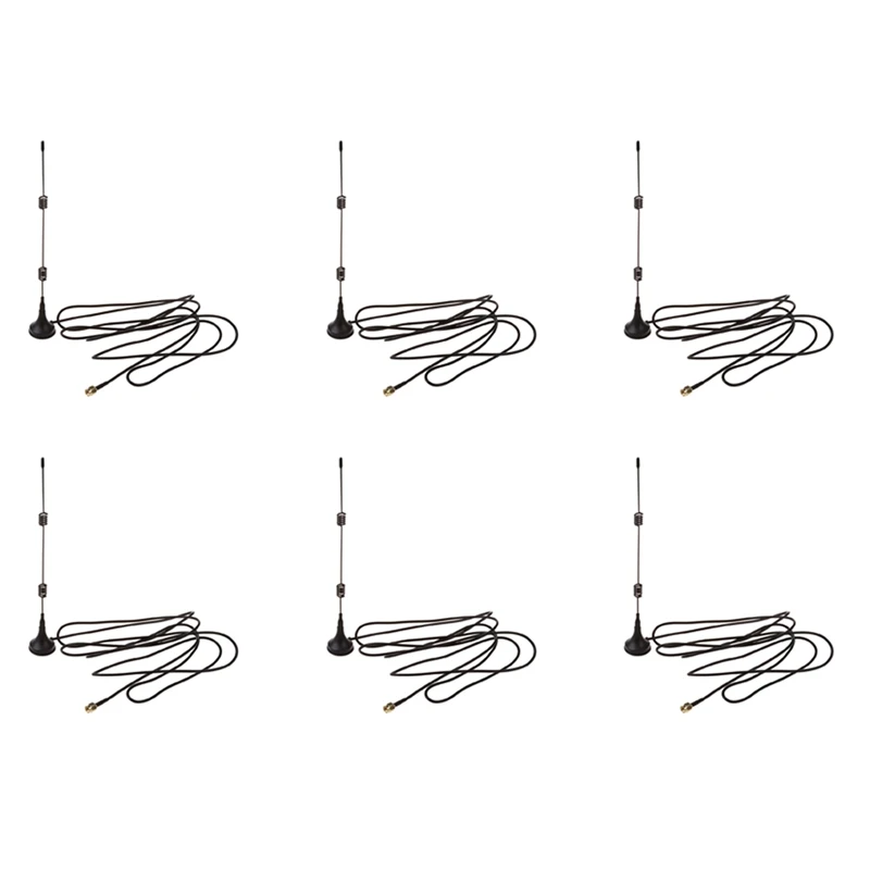 

6X Wifi Antenna Booster 7Dbi 2.4Ghz For Wireless LAN WLAN