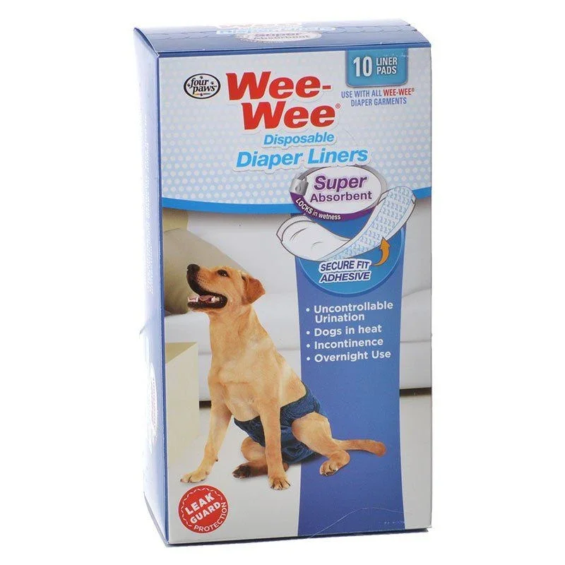 

Four Paws Wee Wee Super Absorbent Disposable Diaper Liners