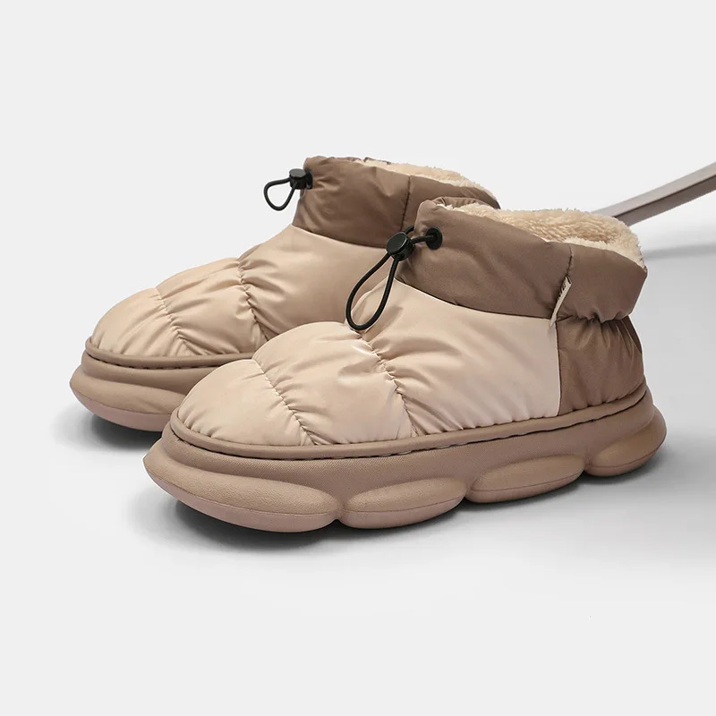 Litfun/женские нечеткие зимние ботинки теплые уютные тапочки на плюшевой подкладке