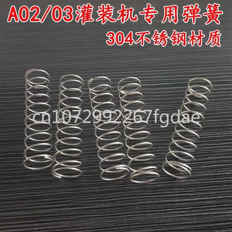 

340 Stainless Steel Original A02/03 Filling Machine Spring Discharge Valve Core Spring Hand Pressure Filling Machine Accessories