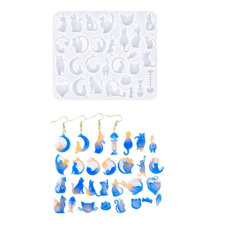 Силиконовые формы для рукоделия идеально подходят ожерелья и сережек