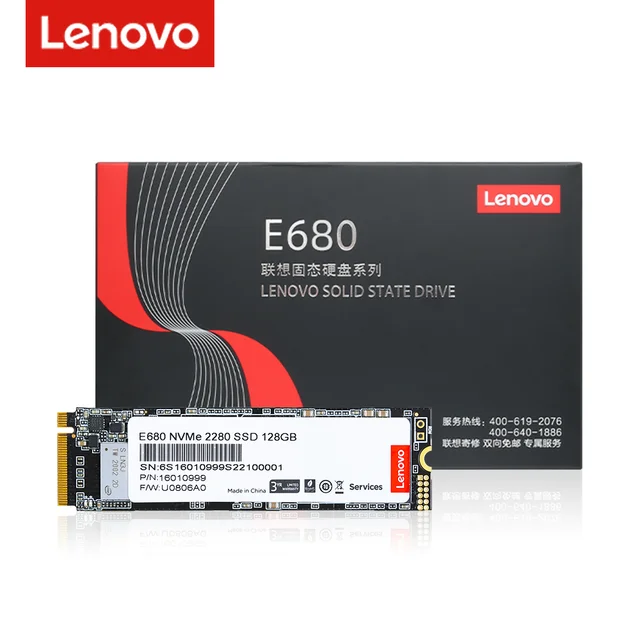 Lenovo SSD M2 1TB Ssd NVMe 128GB 256GB 512GB M.2 Solid State Drive PCIe 3.0 ×4 Internal Hard Disk for Laptop Desktop Computer 1