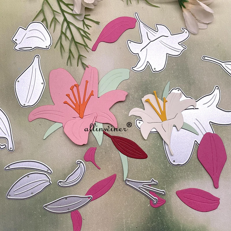 

New Flower leaf decoration DIY Craft Metal Cutting Die Scrapbook Embossed Paper Card Album Craft Template Stencil Dies