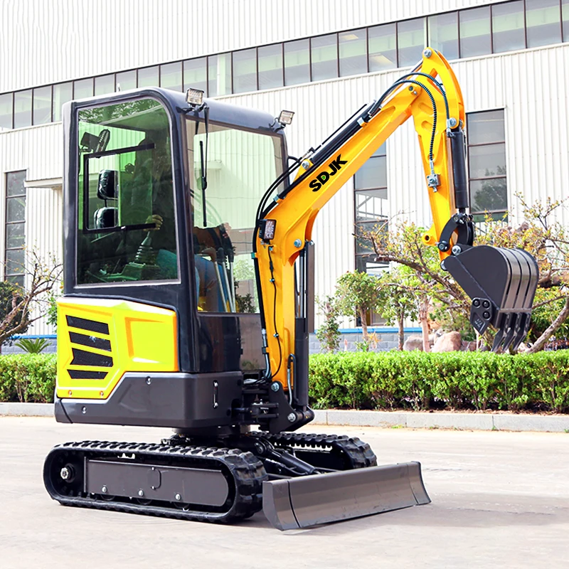 High Quality Mini Excavator 1 Ton 1.5 Ton 1.8 Ton 2 Ton Mini Crawler Excavator Small Digger For Sale