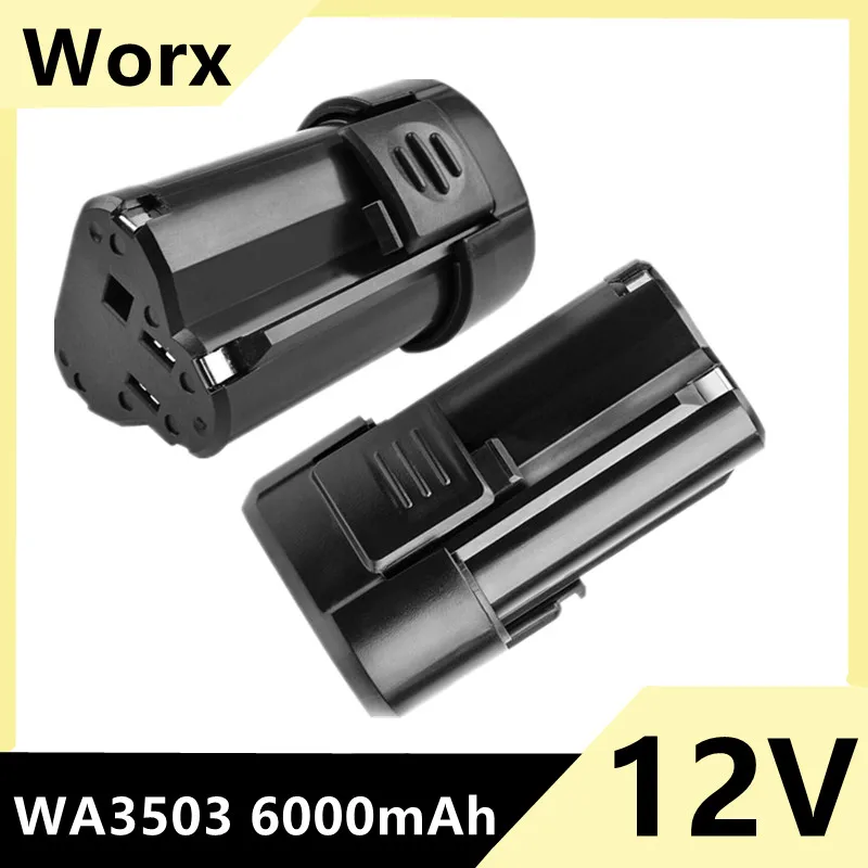 

Replacement 12V 6.0Ah Power Tools WA3503 WA3509 WX677 WX125 WX540 Li-Ion Battery For worx WX125 WX382.2 WX382.3 WU025 Battery