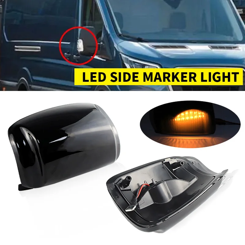 

Боковой Габаритный Фонарь Ford Transit Mk8 Custom С Функцией Указателя Поворота, 2x LED, Для Зеркала Заднего Вида