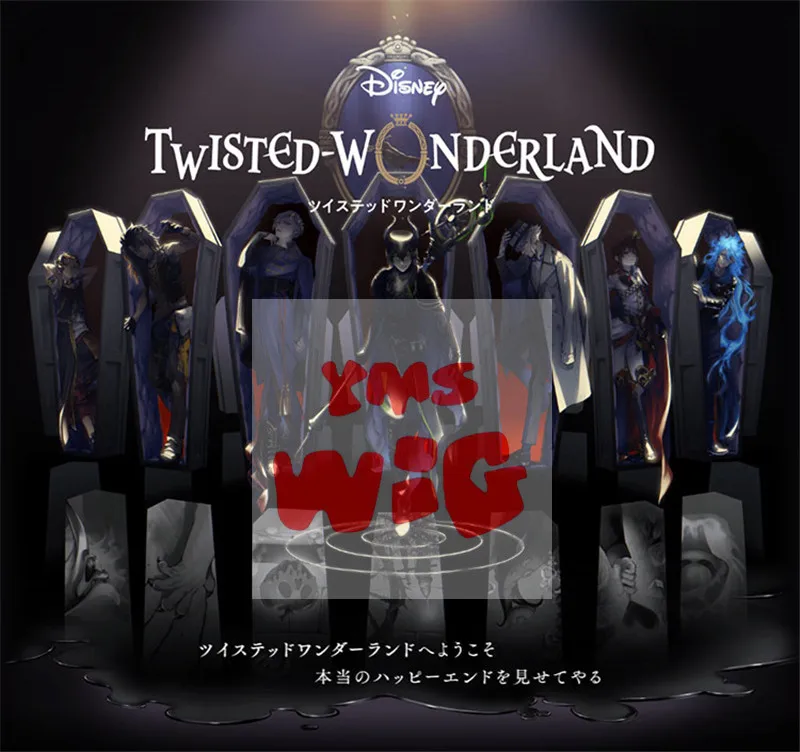 Игра Twisted-Wonderland DIASOMNIA Malleus рога для косплея шляпа уши парик зажим головы головные