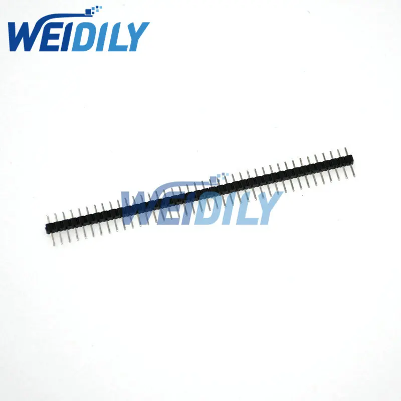 5PCS Pitch 2mm 40 Pin Male Single Row Pin Header Strip 1*40P Connector