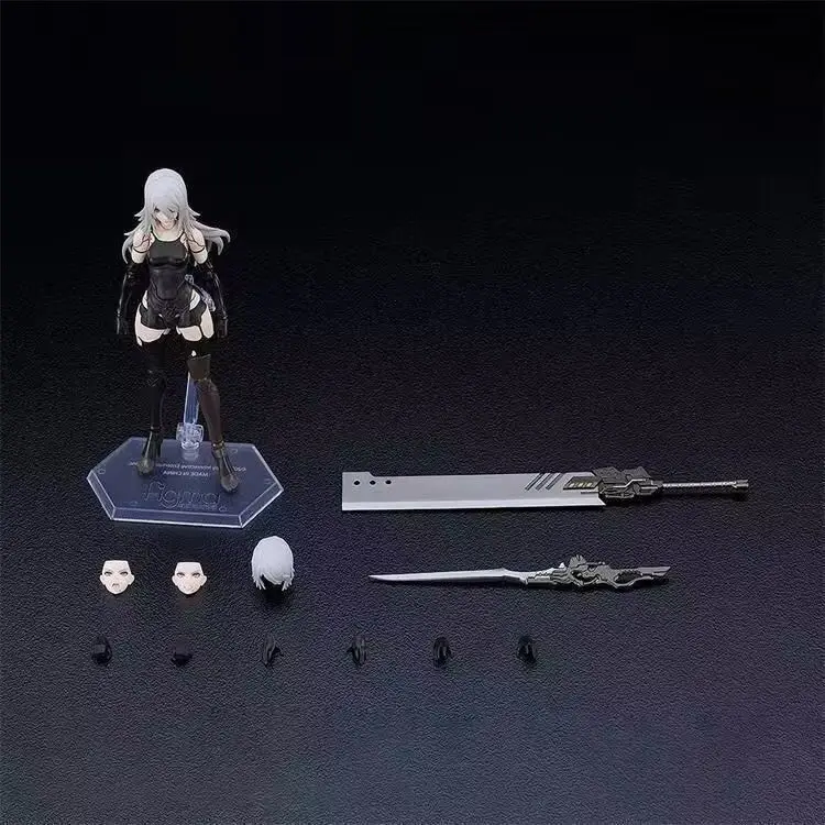 Фото В наличии: Новая фигурка KO Max Factory Figma A2 NieR: Automata 2B, подвижная коллекционная модель, игрушка-украшение №4