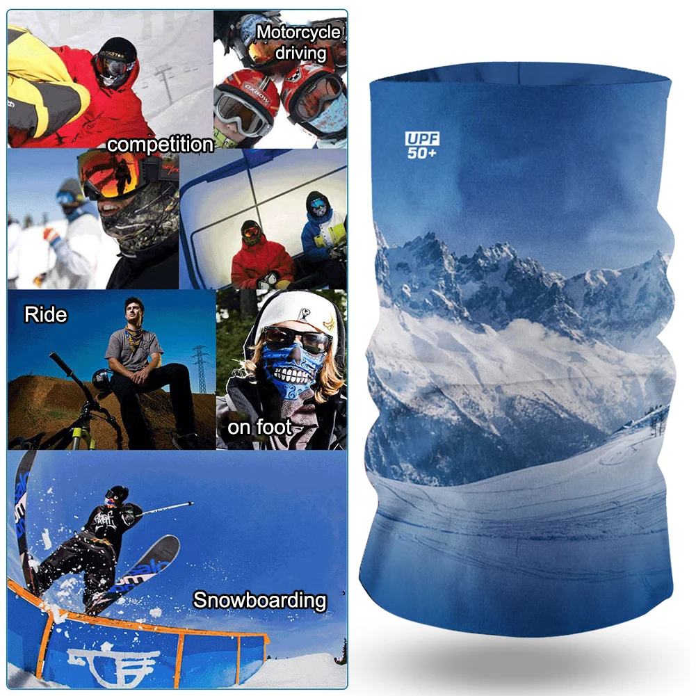 

Бандана Мужская на шею с защитой от ветра и УФ-лучей