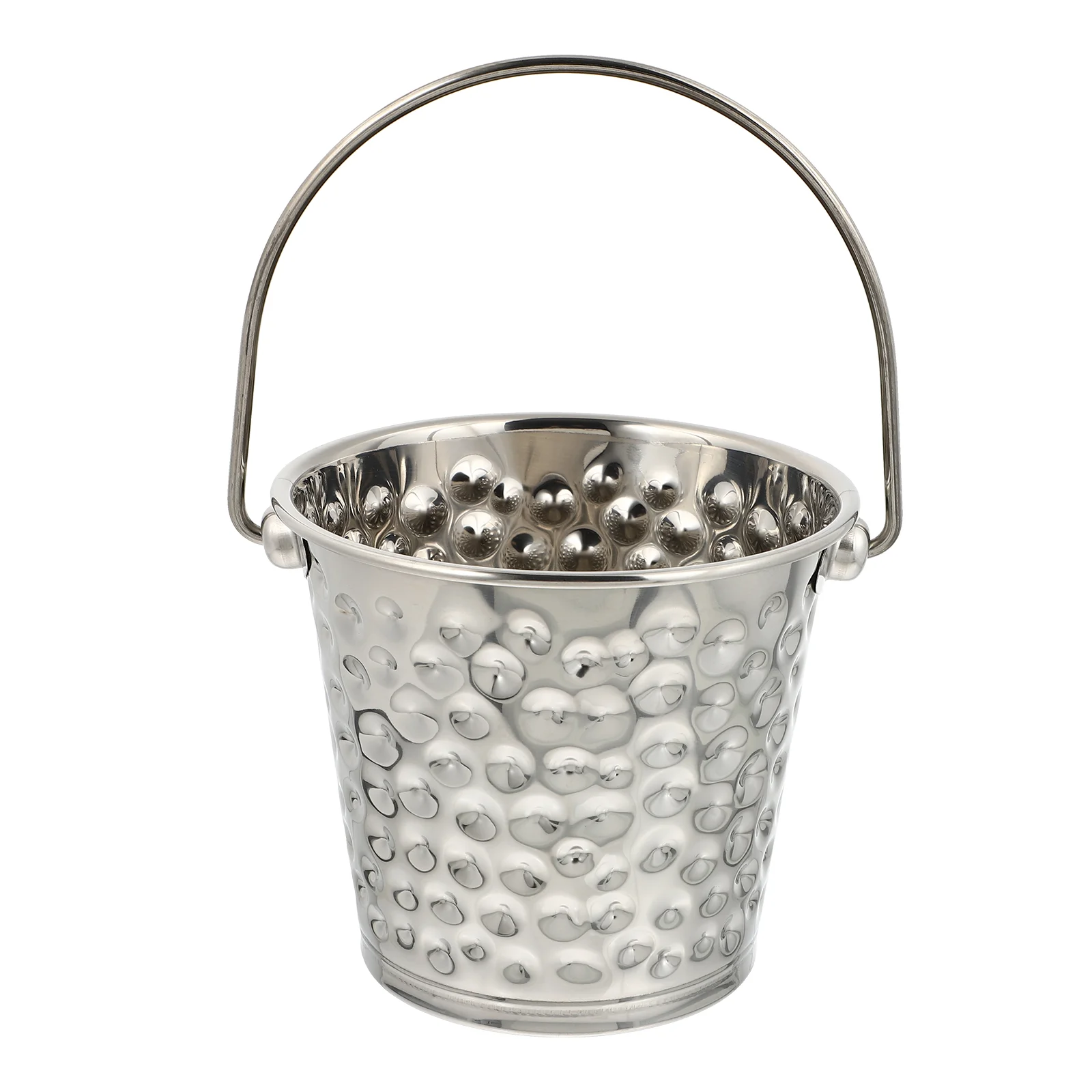 

Bucket Ice Stainless Steel Beer Metal Champagne Cooler Iron Chiller Bar Mini Point Hammer Modern Buckets Lid Holder Tin Acrylic