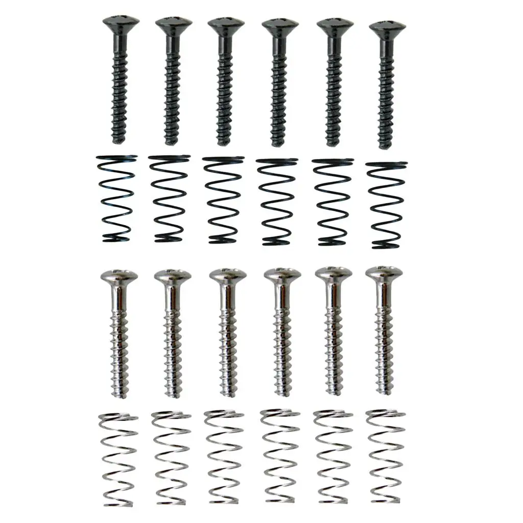 

6pcs/Set Electric Guitar Single Coil Pickup Screws & Springs