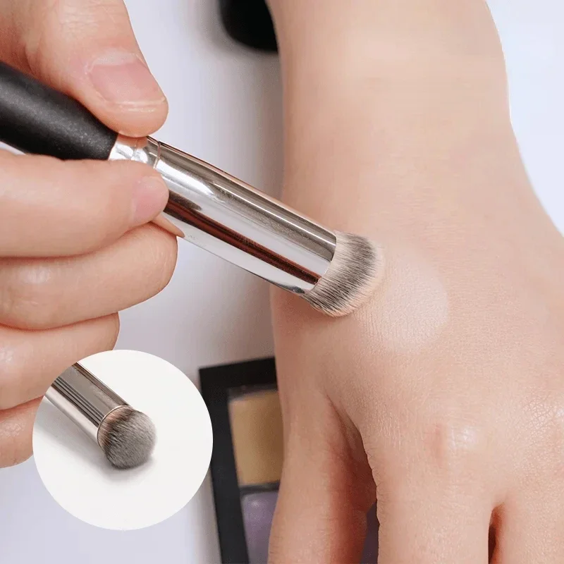 Pincel corretivo de base premium conction blush pincéis impecável sob os olhos denso pincel maquiagem face para mistura