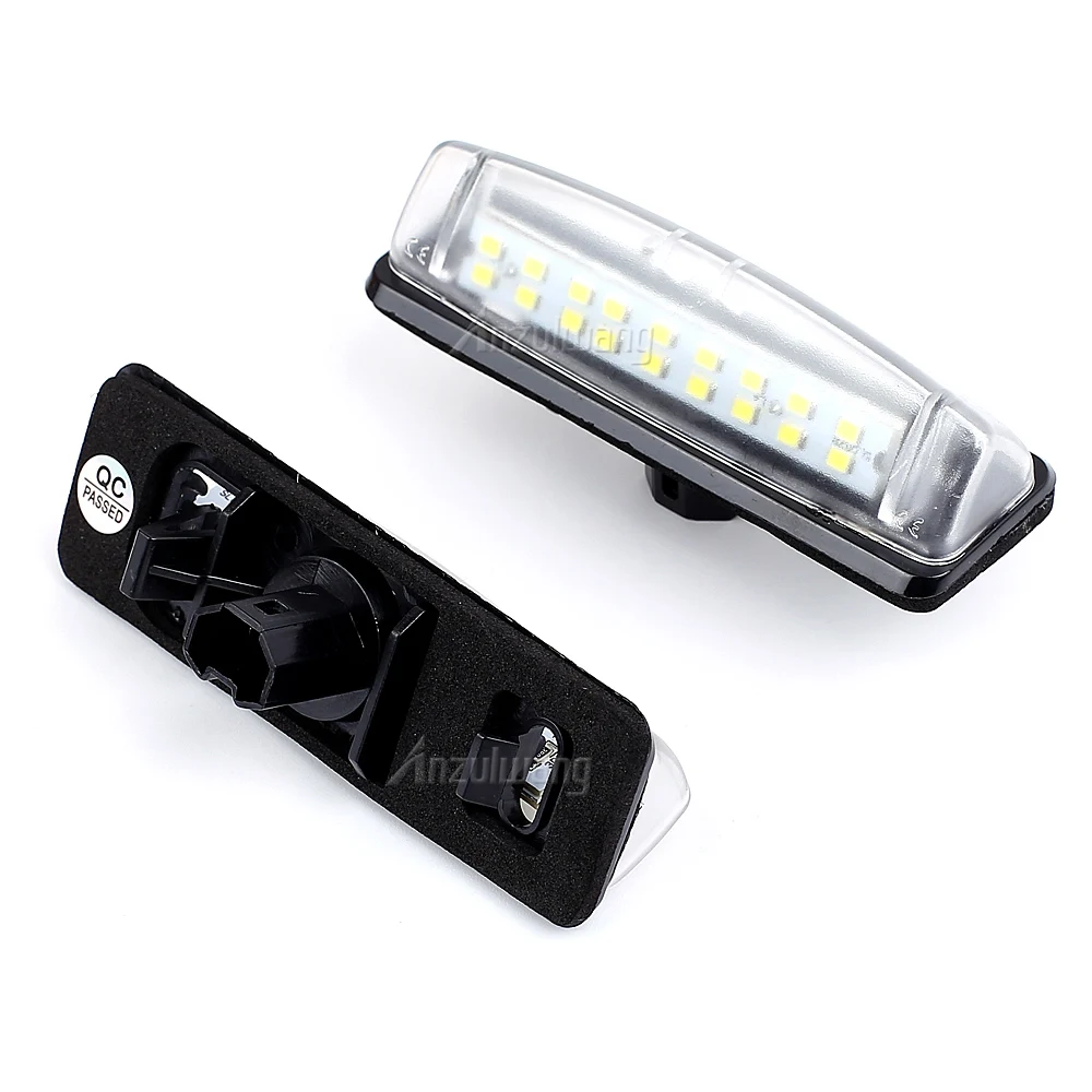 2шт для Toyota Camry 40 V40 XV40 Aurion Prius Echo Belta Universal 12V LED автомобильные номерные огни светильник на номер