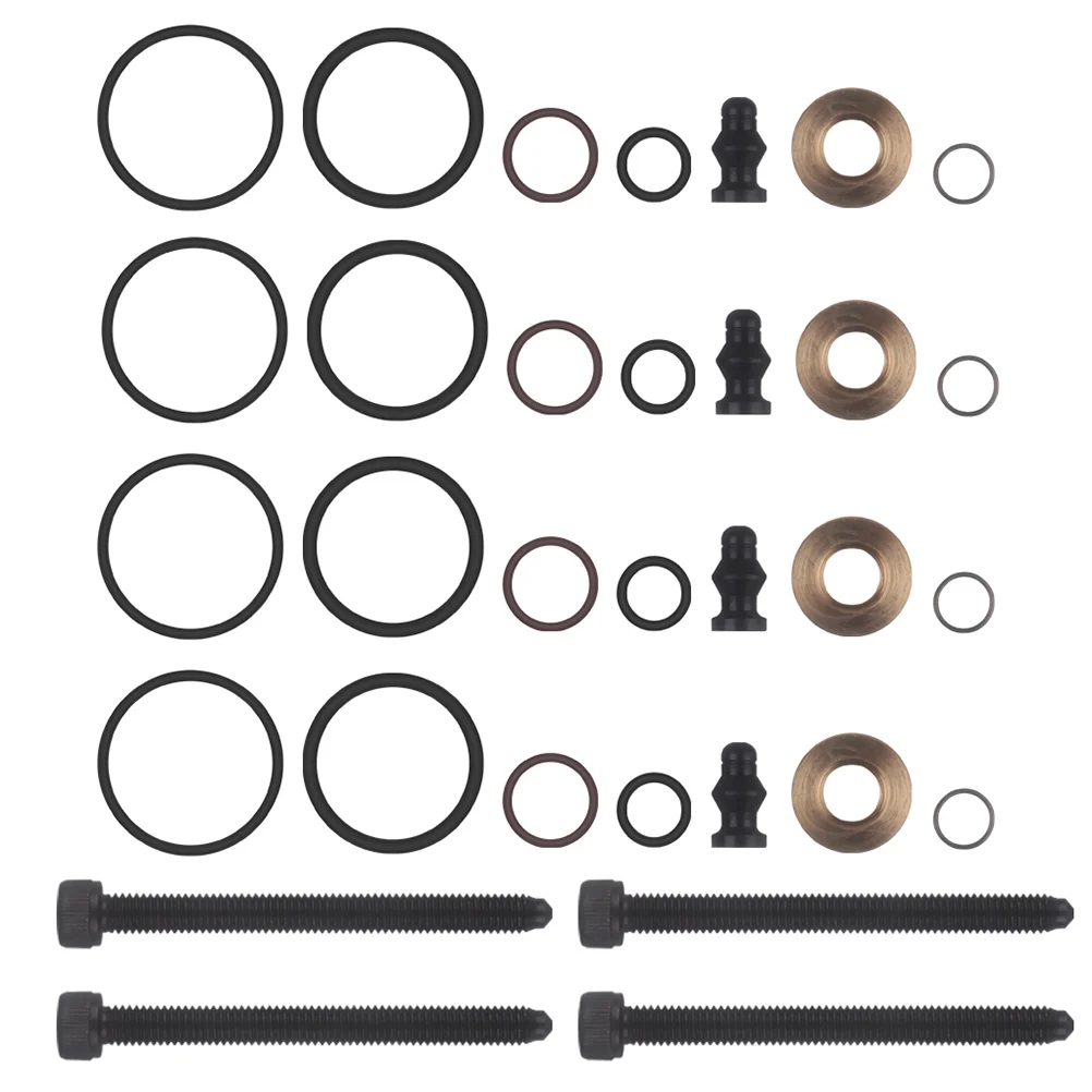 

4 Sets Gaskets Injection Gaskets Fuel Injection Repair Injector Fixing Bolts Sealing Rings For Injector Vehicle Car