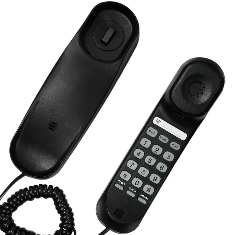 Wall Phone Old Style Retro Handset Volume Control Landline Corded Telehone for Home,Hotel,Living Room,School and Office