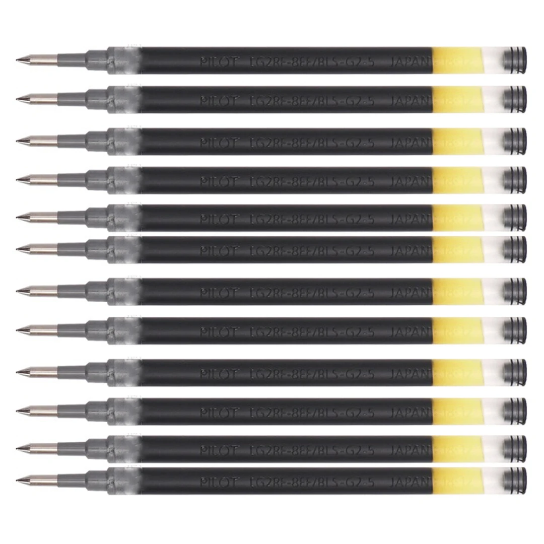 Gel Pen Refill Ink For PILOT FriXion 0.5mm Needle Tip BLS-G2-5 Rolling Ball Pens Black/Blue Ink