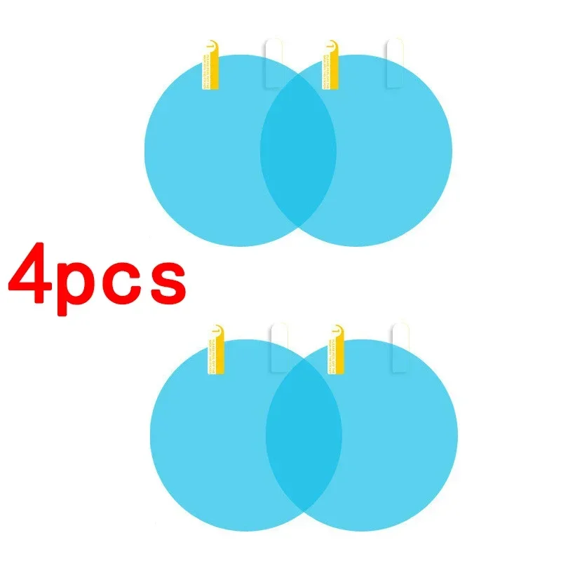 

2/4 шт. автомобильное зеркало заднего вида непромокаемая прозрачная пленка противотуманное зеркало на окно водостойкая защитная пленка наклейка автомобильные аксессуары