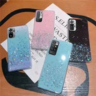 Чехол-бампер для Xiaomi Redmi Note 10 Pro 10S 9S 9T 8T Pro, мягкий блестящий чехол с блестками для Redmi 9AT 9a 9i Sport 9T 9C NFC 8A, силиконовый чехол