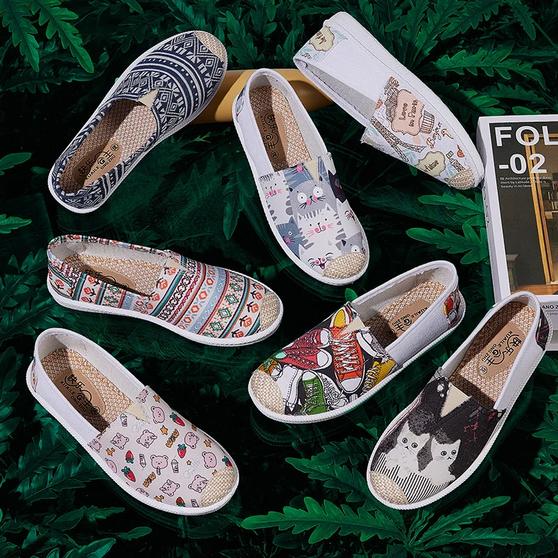 

Summer Shoes Ladies Slip-on Round Toe Clogs Platform Mixed Colors Casual Female Sneakers Espadrilles For Women Modis Soft 2022 S