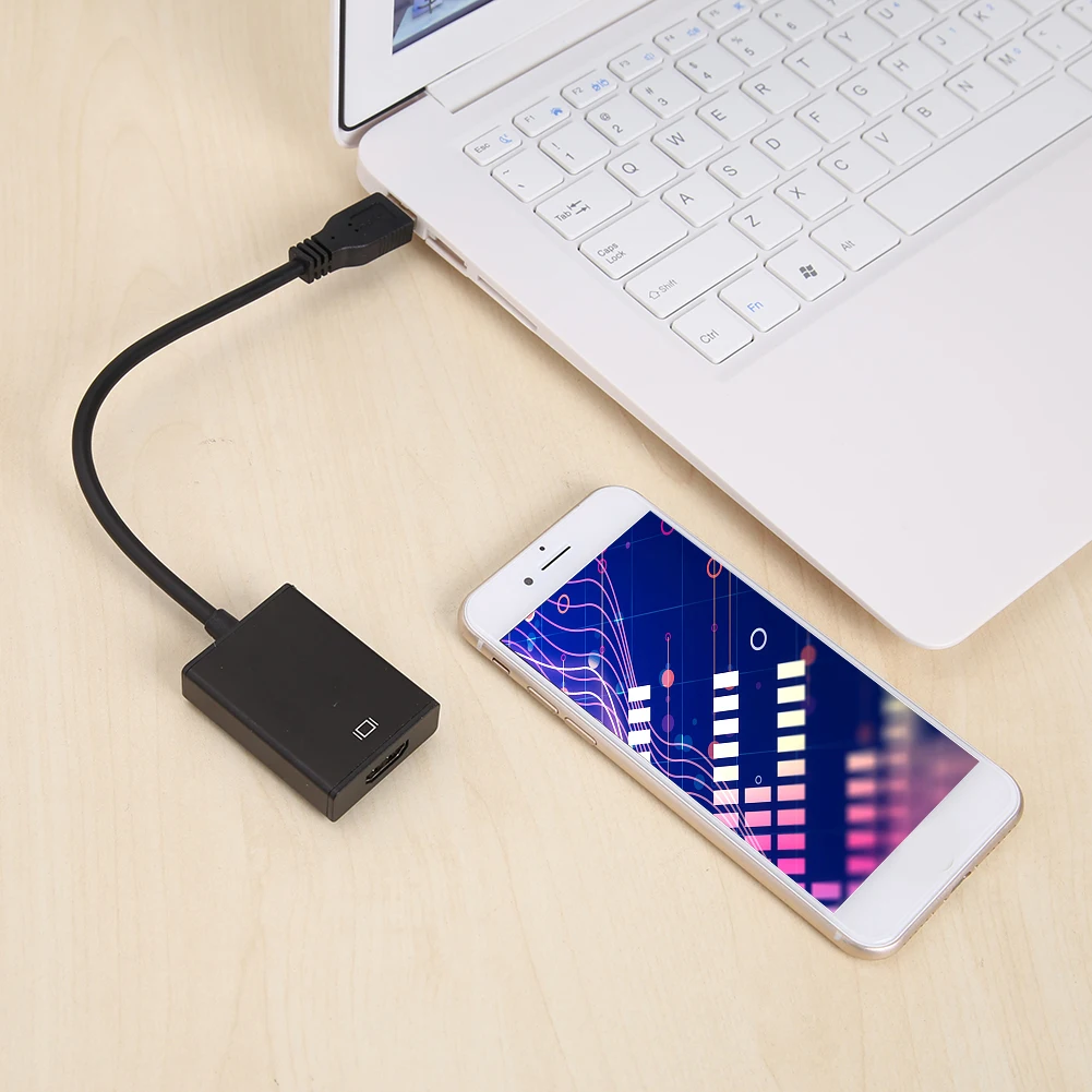 Внешний видеоадаптер с USB 3 0 на HDMI-совместимый 1080P мини полный адаптер конвертер |