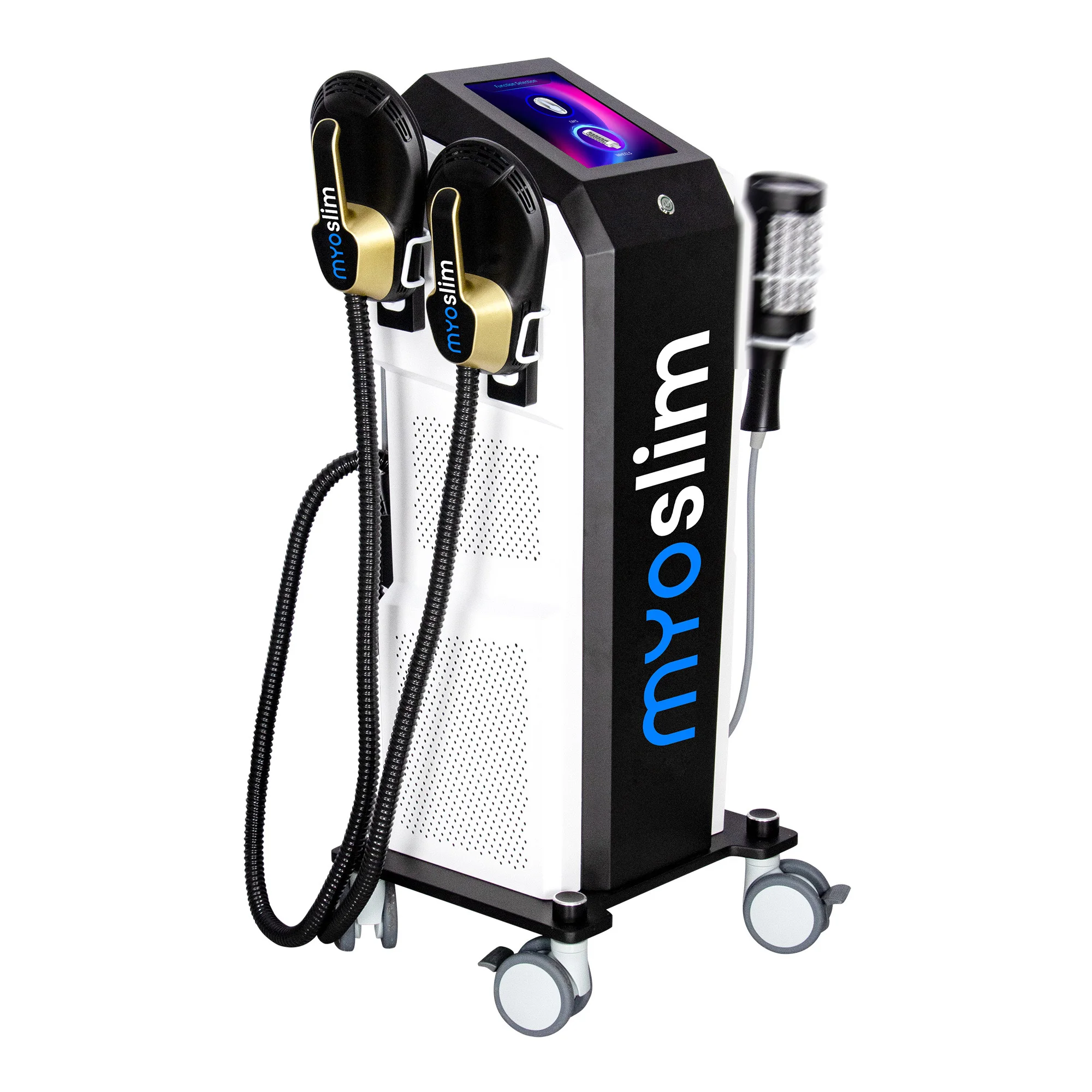 Фото Аппарат для коррекции фигуры EMS RF Roller Sculpt MYOslim: электромагнитный массажер для похудения и стимуляции мышц №4