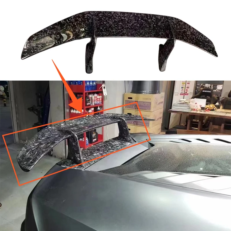 

High quality carbon fiber spoiler fins upgraded Vorsteiner-type tail Huracan Lamborghini LP580 LP610 Car exterior Spoiler fittin