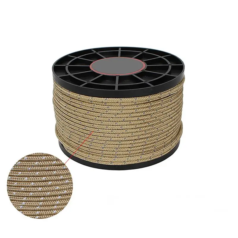 

Strong Nylon Rope Nylon Reflective Cord For Camping Windproof Tent Rope Camping Accessories For Hiking Survival Hammock Cargo