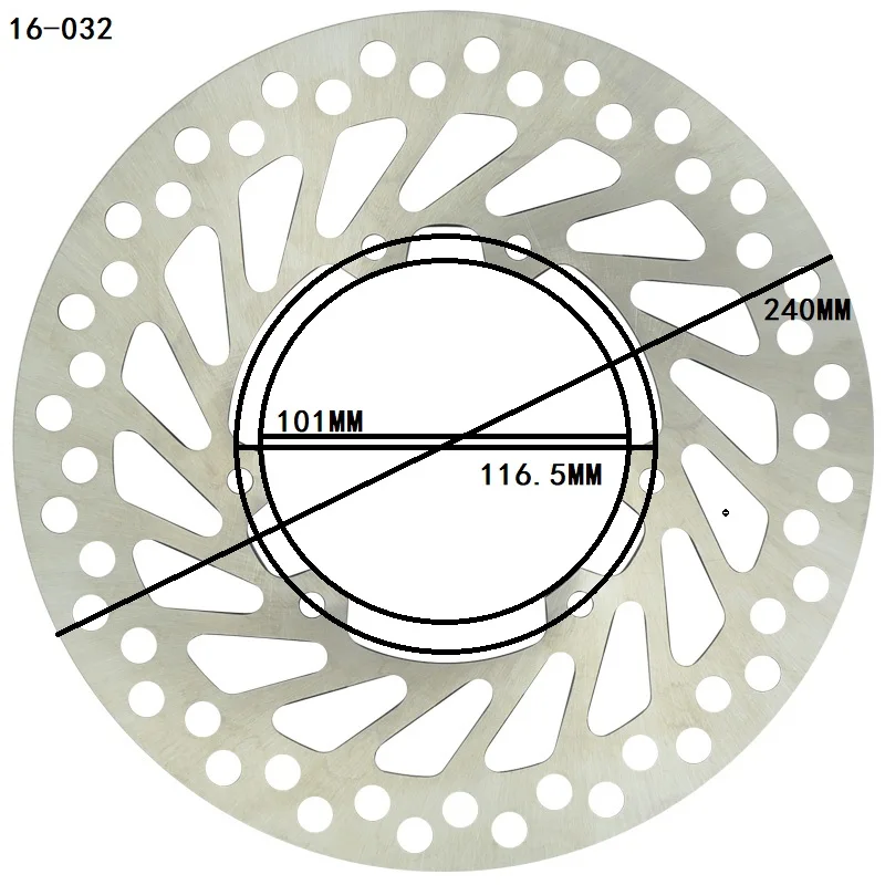 Передний левый тормозной диск для мотоцикла OZOEMPT подходит CR125R/CR250R/CRE125 95-08 CR500/R 95-01