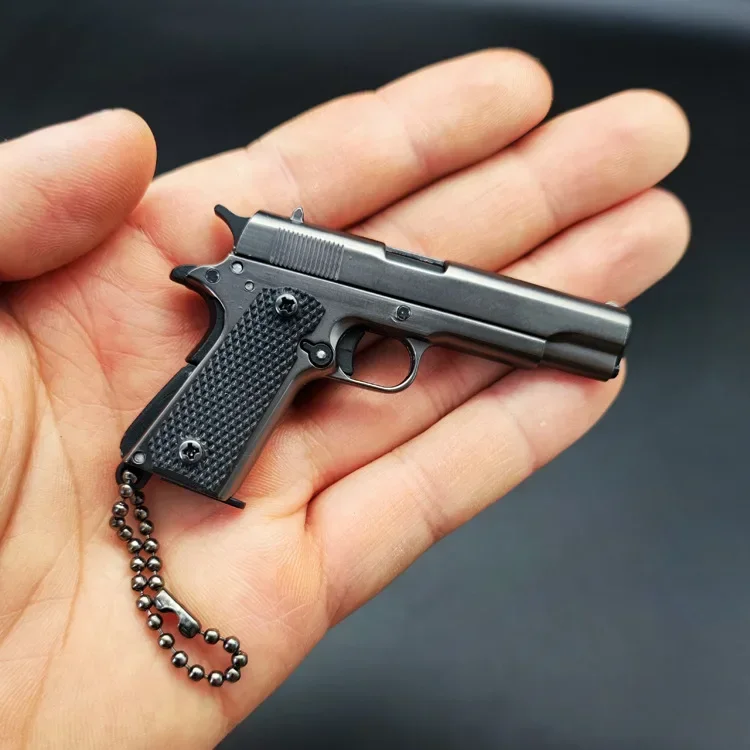 Csnoobs сплав 1:3 Colt M1911 Миниатюрная модель пистолета сборная игрушка подвеска