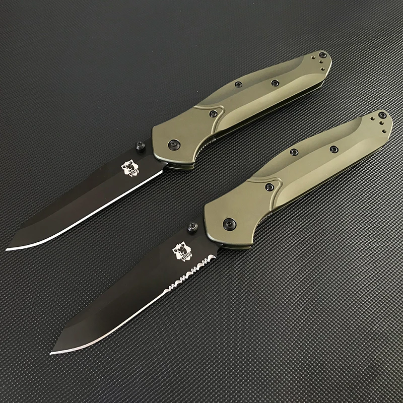 

Multifunction Liome 940 AXIS Pocket Knife Aluminum Handle Outdoor Hunting Saber Safety Defense Folding Knives EDC Tool