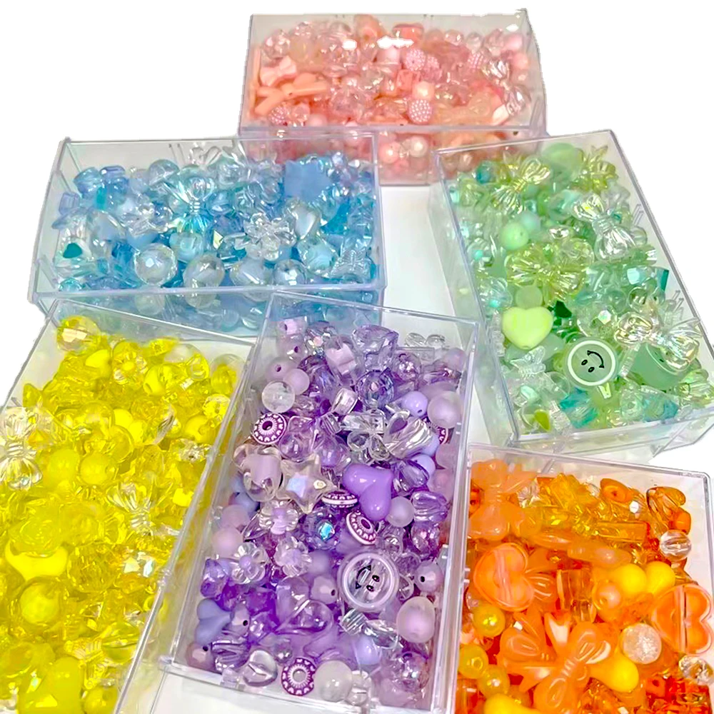 

20g Mixing Style Candy Color Acrylic Beads For DIY Handmade Bracelet Jewelry Making Accessories