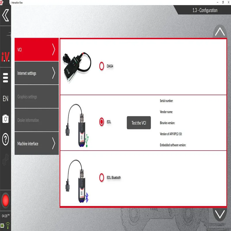 V2024.2 для MANITOU iV Интерактивный просмотр Поддержка EDL USB LINK2 Diag4MANITOU вилочного
